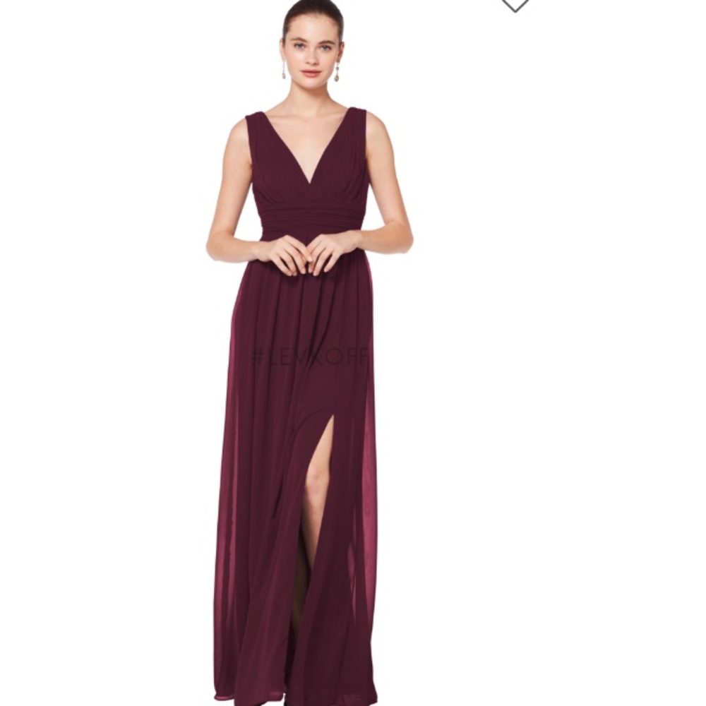 Bill Levkoff Chiffon Dress (style 7082)